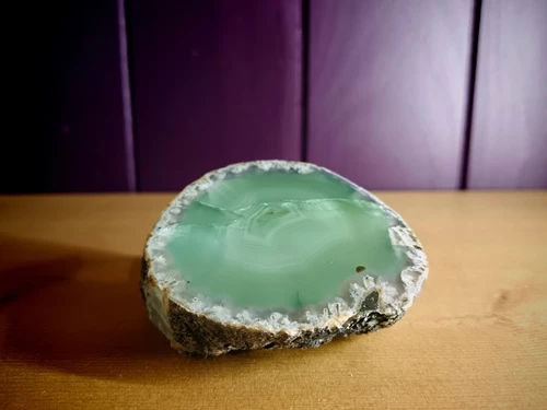 AGATE GEODE VERTE