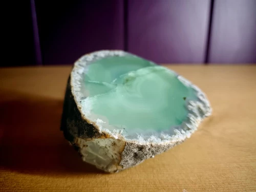 AGATE GEODE VERTE