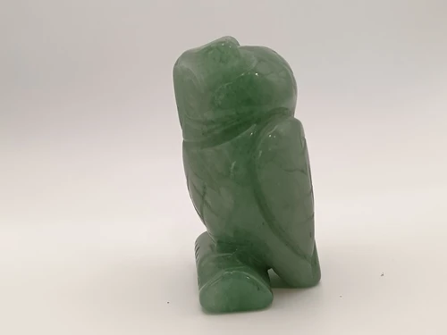 Hibou en Aventurine verte