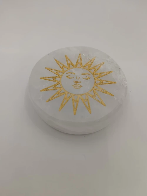 Disque quartz blanc soleil