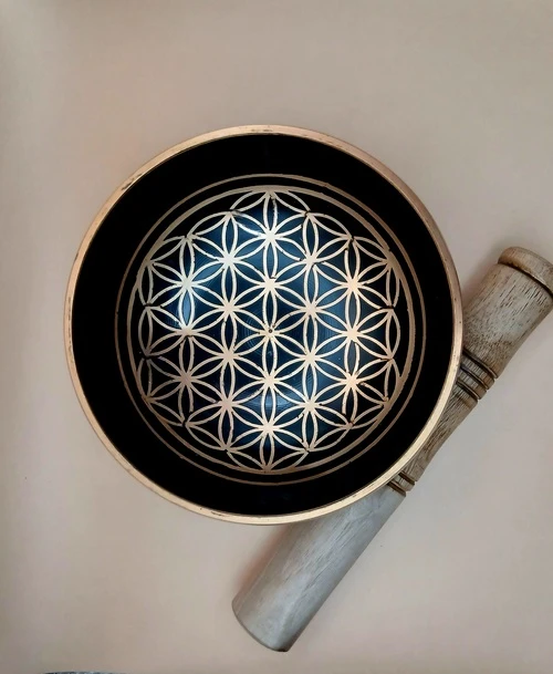 Bol Tibetain Chantant Fleur de vie
