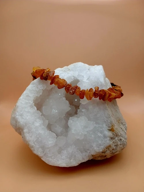 Collier pour chien en Ambre naturel – 30/35 cm