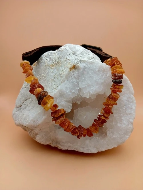 Collier pour chien en Ambre naturel – 30/35 cm