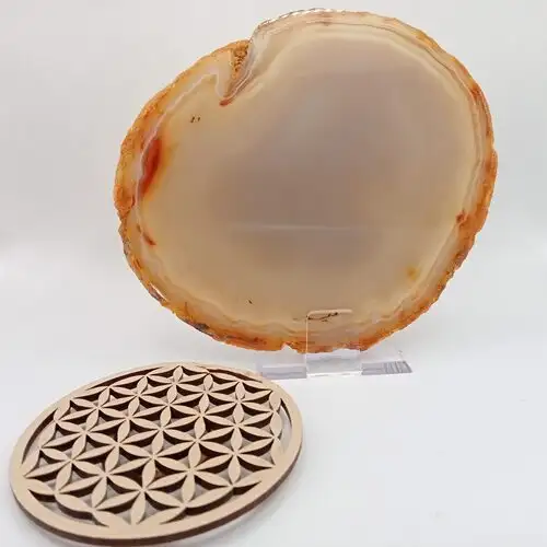 Tranche Agate Jaune – Pierre d’équilibre et de vitalité