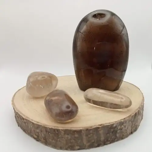 Cristal de Roche Fumé Foncé – Forme Libre A