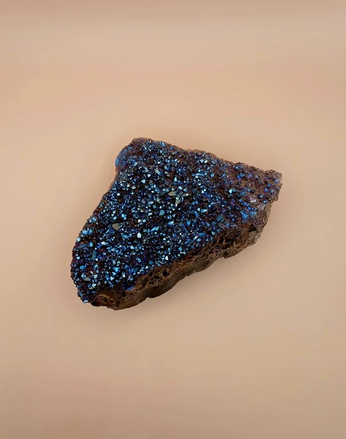 Améthyste pulvérisée titane