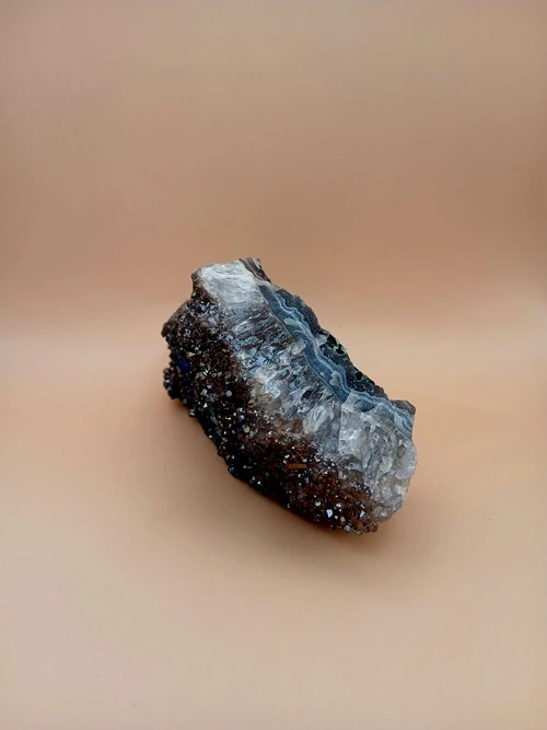 Améthyste pulvérisée titane