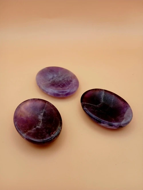 Galet Antistress Améthyste – Poli