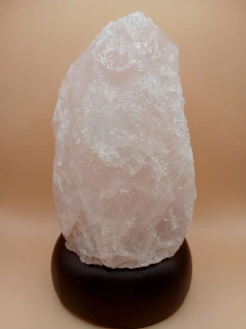 Lampe en Quartz Rose