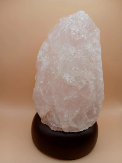 Lampe en Quartz Rose