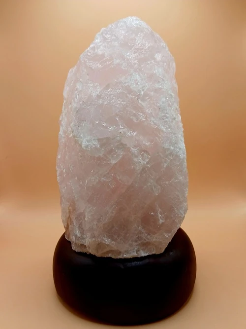 Lampe en Quartz Rose