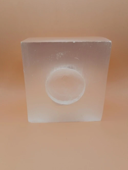 Bougeoir en Sélénite – Forme Carré