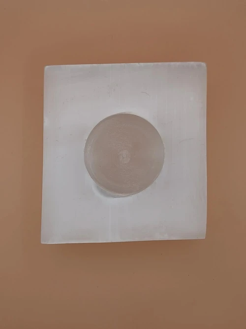 Bougeoir en Sélénite – Forme Carré