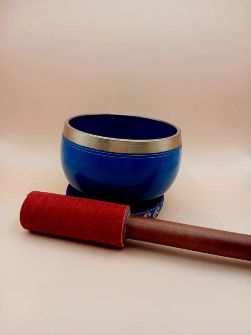 Petit Bol Sonnant Bleu – Chakra du Troisième Œil (Ajna)