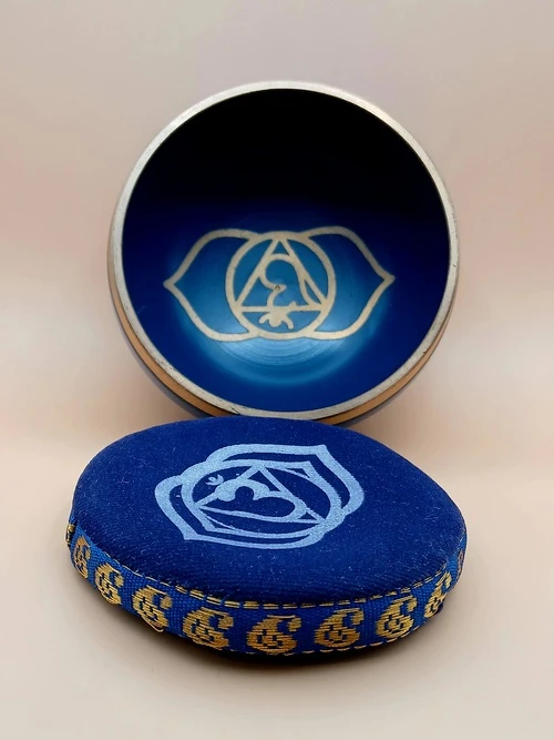 Petit Bol Sonnant Bleu – Chakra du Troisième Œil (Ajna)
