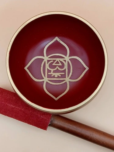 Petit Bol Sonnant Rouge – Chakra Racine (Muladhara)