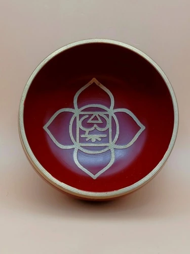 Petit Bol Sonnant Rouge – Chakra Racine (Muladhara)