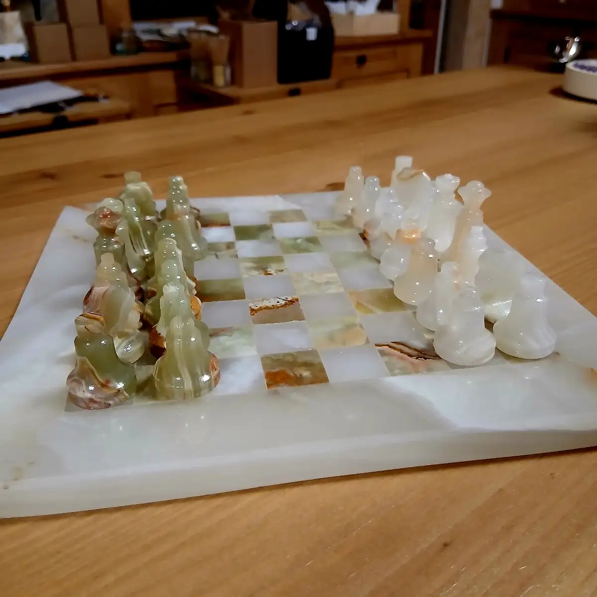 Jeu d'échecs en Onyx