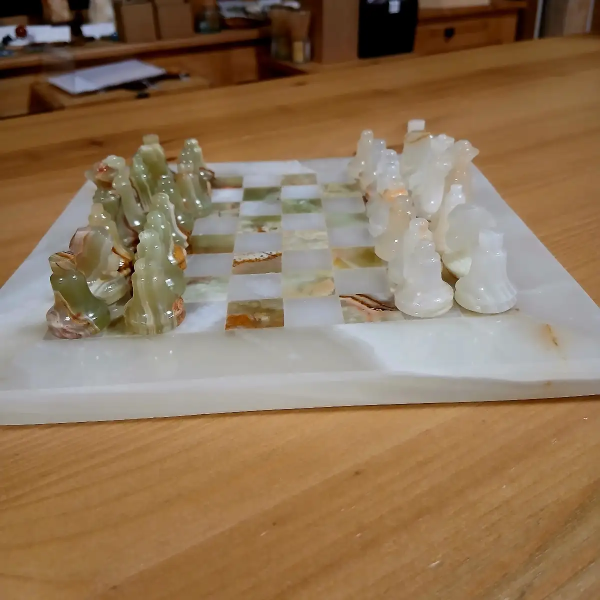 Jeu d'échecs en Onyx