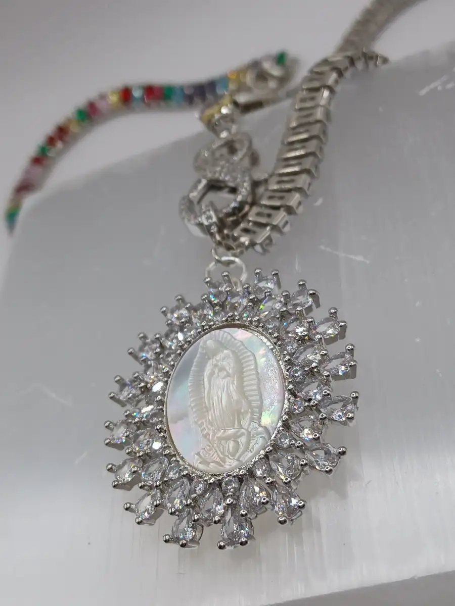 ✨ Collier Vierge Marie – Protection & foi