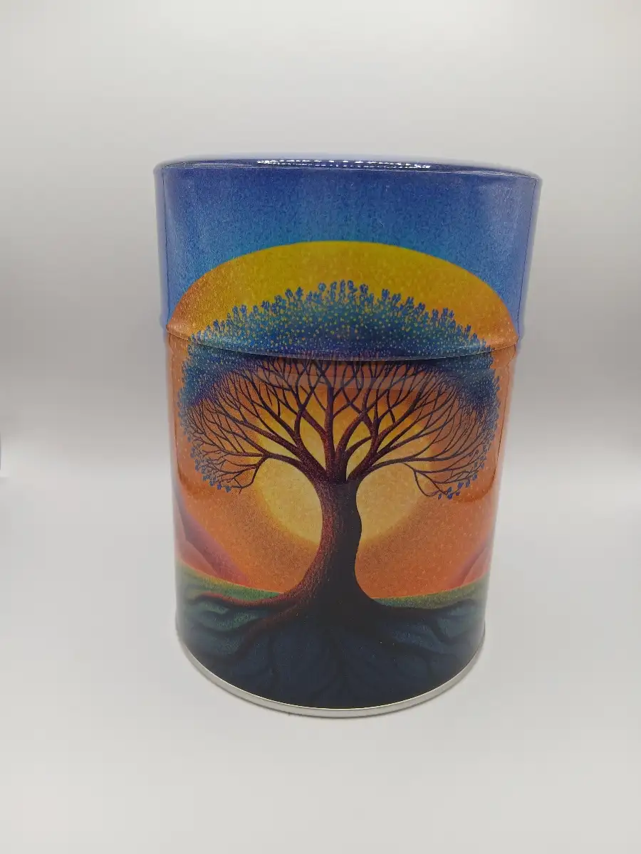 Boîte traditionnelle illustrée Arbre de vie – 100g