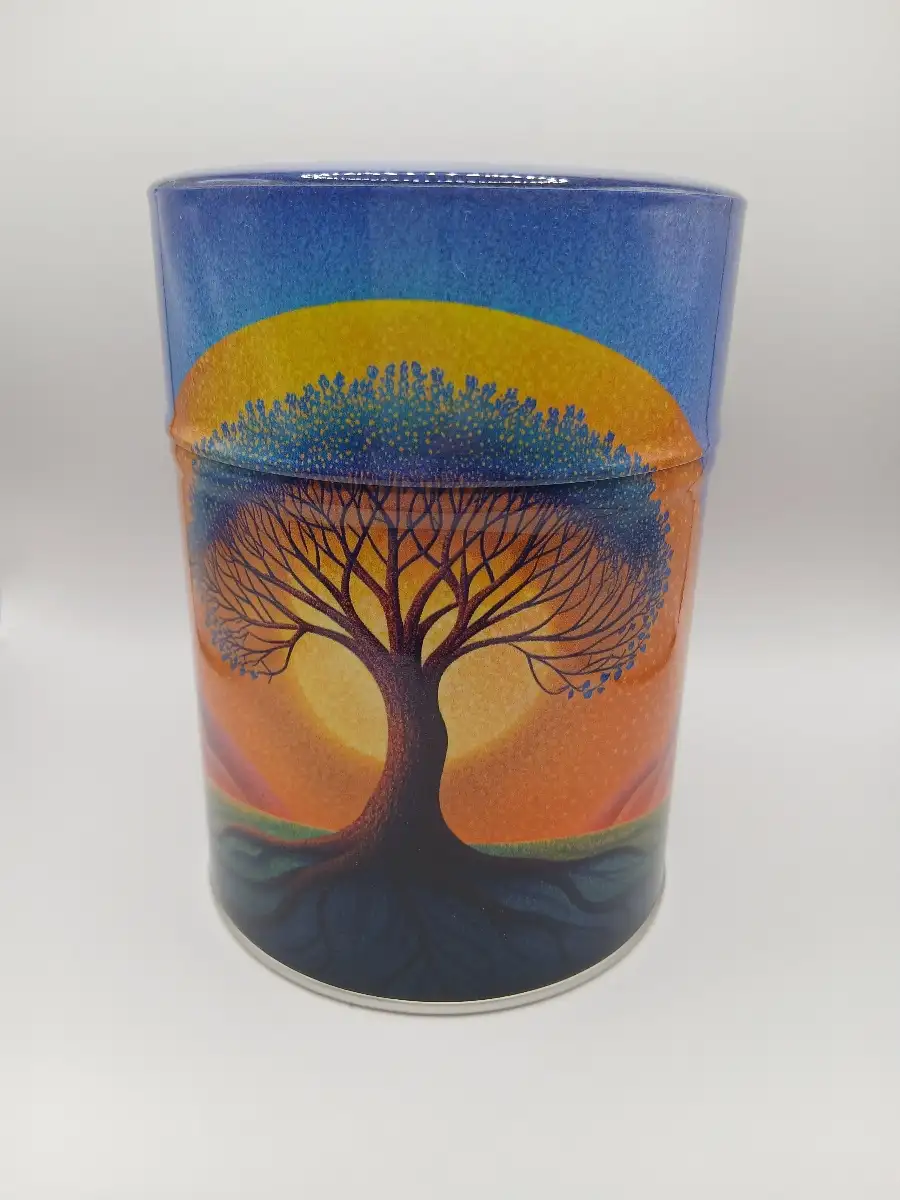 Boîte traditionnelle illustrée Arbre de vie – 100g