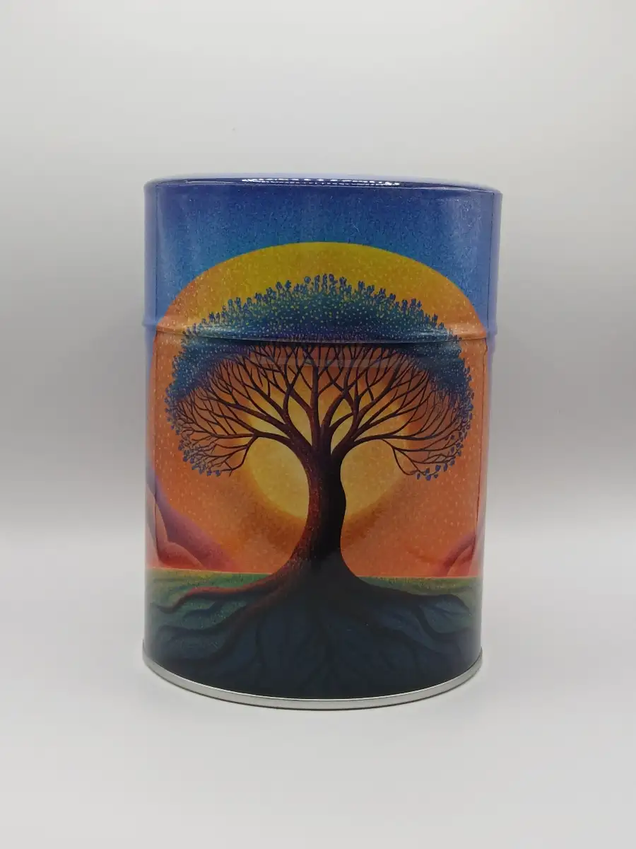 Boîte traditionnelle illustrée Arbre de vie – 100g