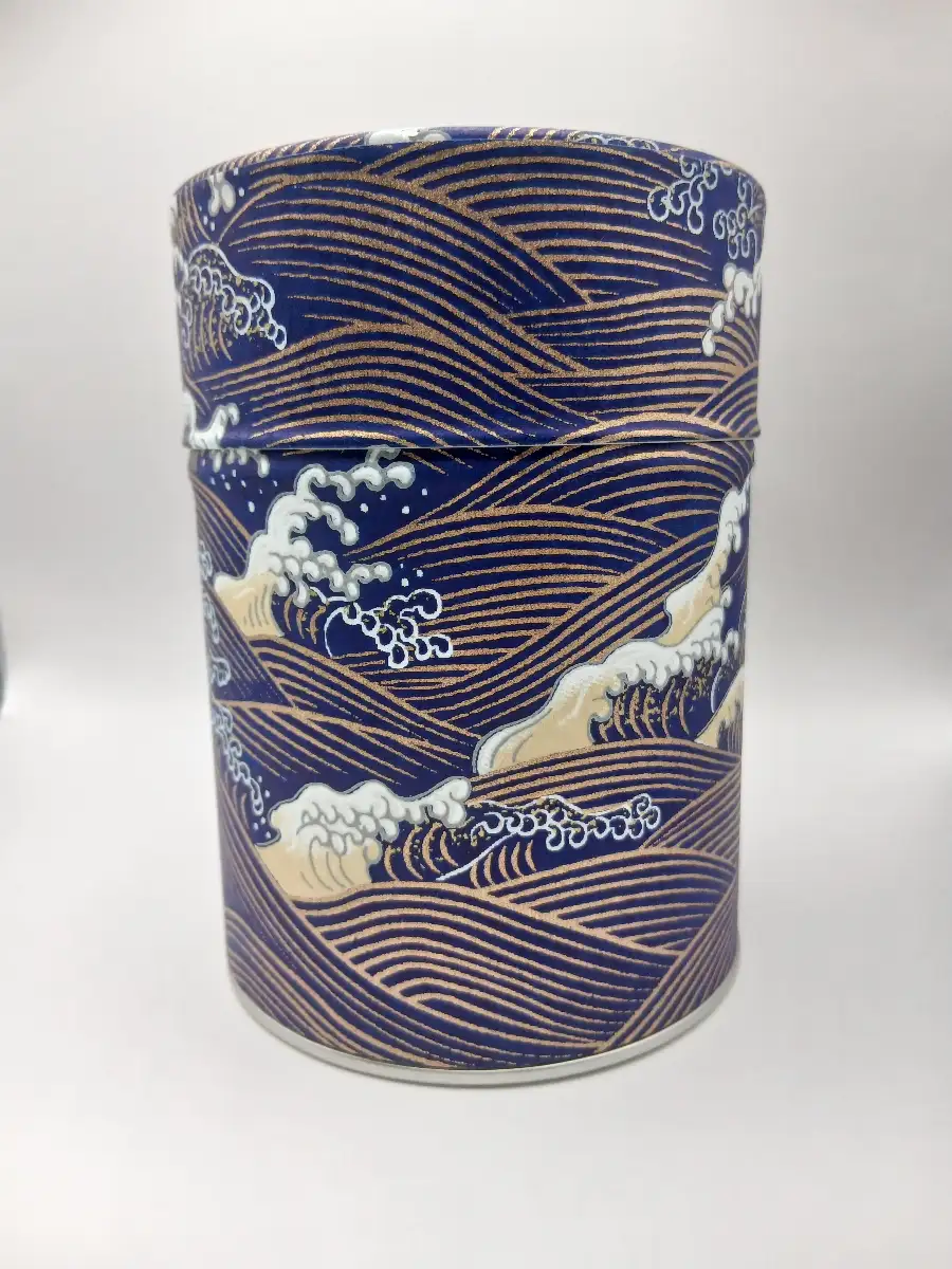 Boîte traditionnelle Washi Vagues stylisées – 100g