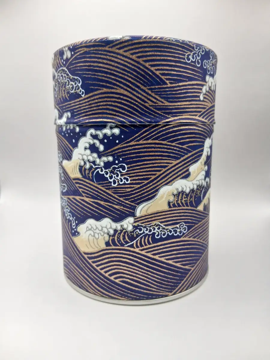 Boîte traditionnelle Washi Vagues stylisées – 100g