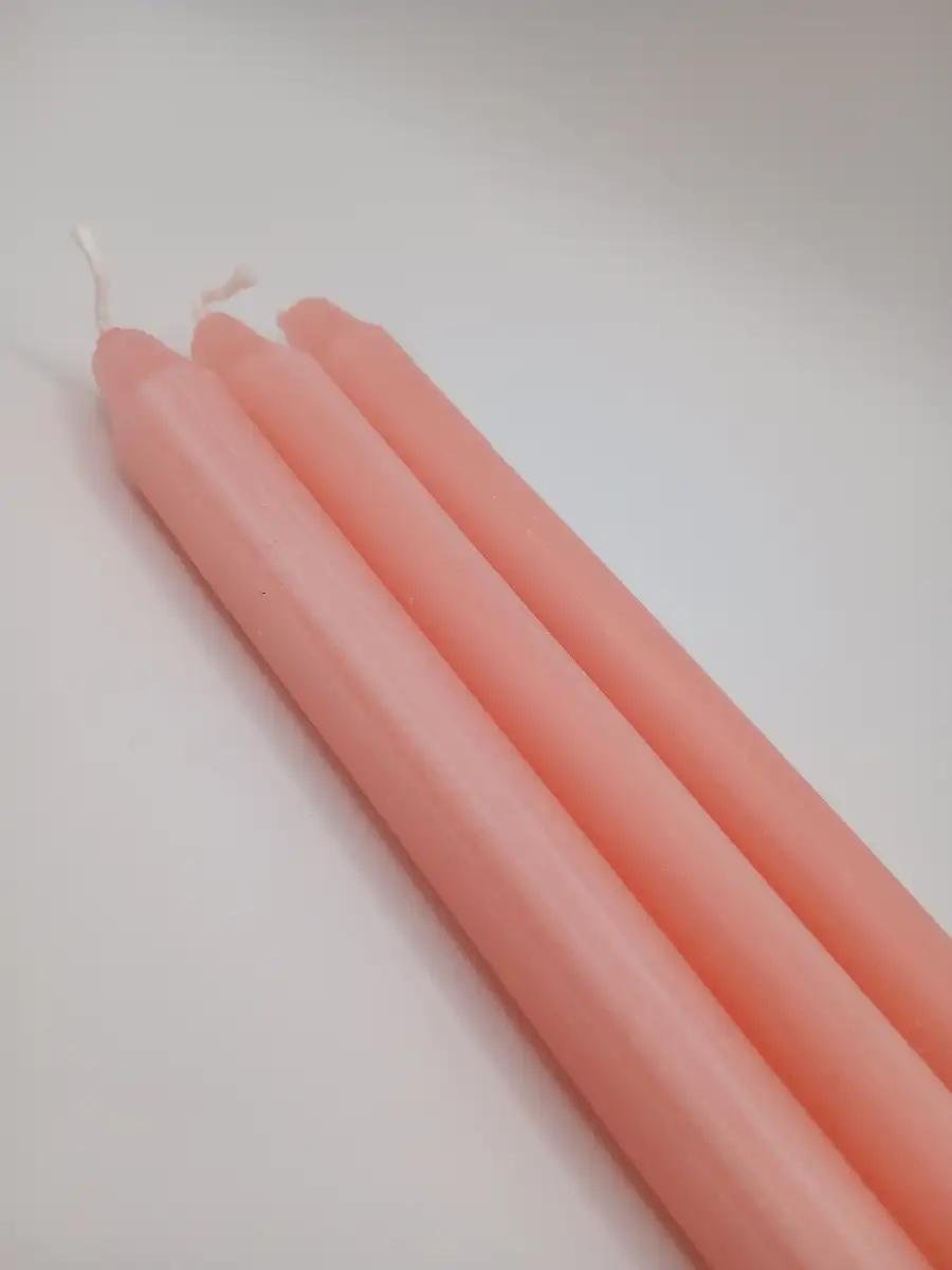 Bougies Rituel "Friendship" – Roses -Teintées dans la masse – Paquet de 10