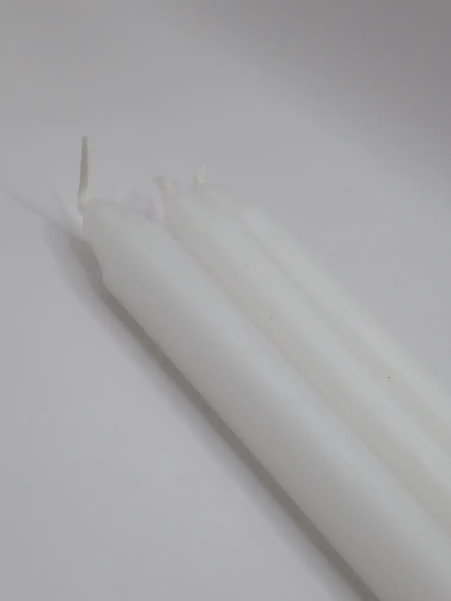 Bougies Rituel "Cleansing" – Blanches - Teintées dans la masse – Paquet de 10