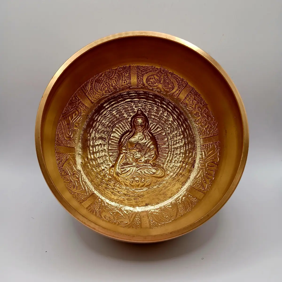 Bol tibétain chantant en cuivre – Énergie & apaisement copie